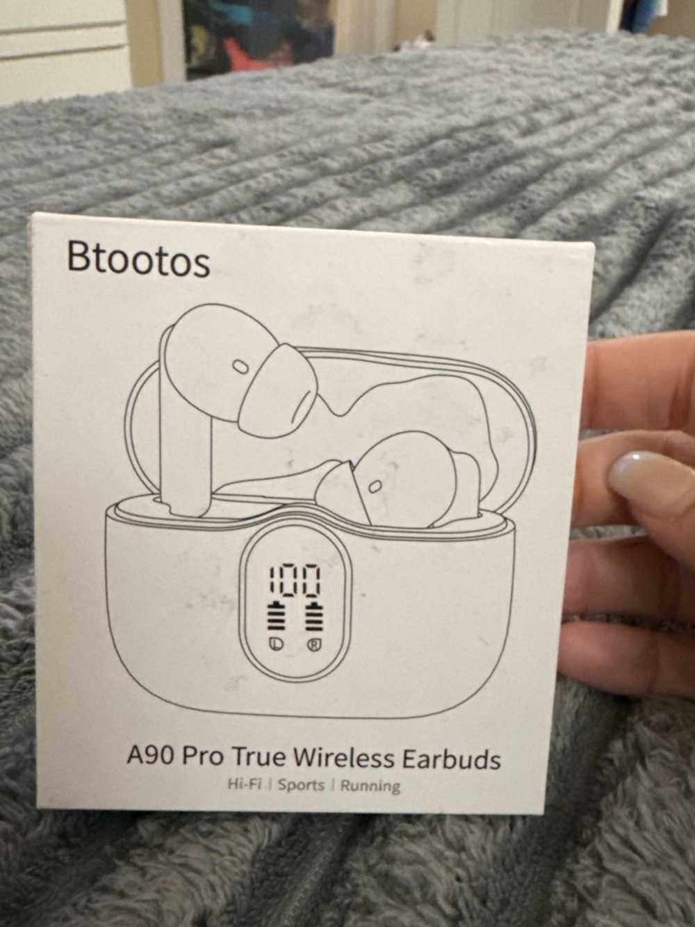 A90 Pro Earbuds Retail Box in Pink Accent